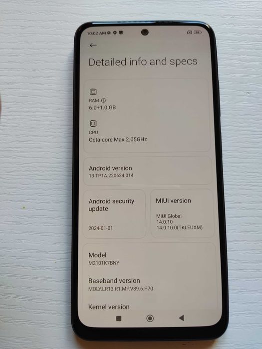 Redmi Note 10S 6/64 GB Dual SIM