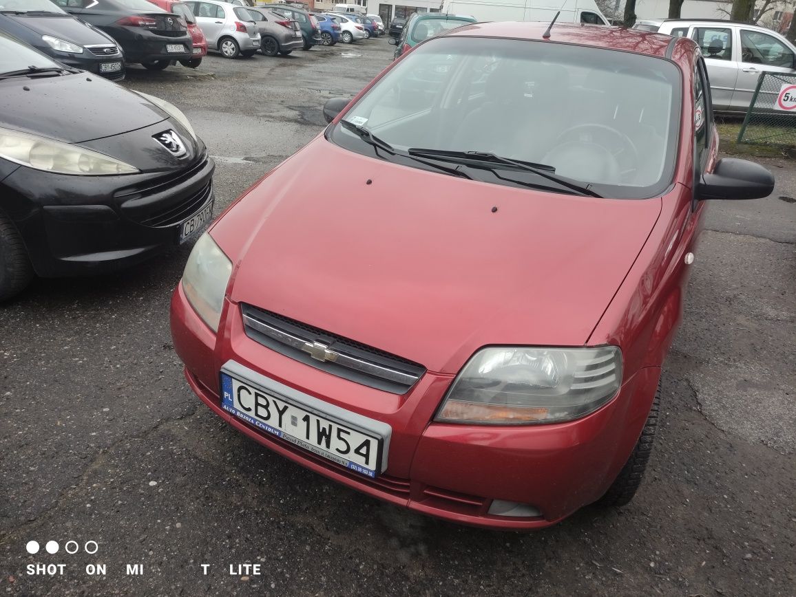 Chevrolet Aveo 1.2 benzyna klimatyzacja 2008 pierwsza rejestracja