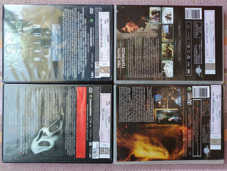 Scream 3 + Below + Grizzly + New York tornado DVD