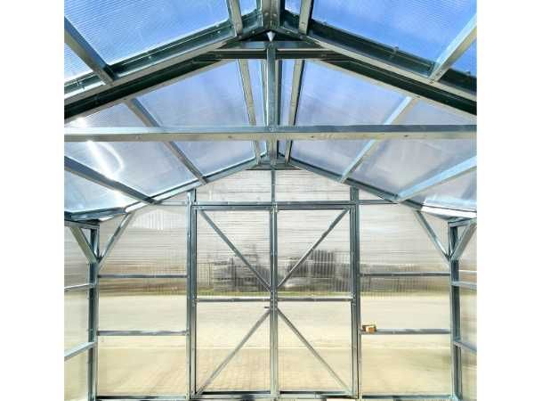 Szklarnia Domek Poliwęglan 6mm Proste Ściany 4x4 4x6 4x8 4x10mm EDEN-4