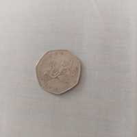 Moneta 50 pence 1997r.