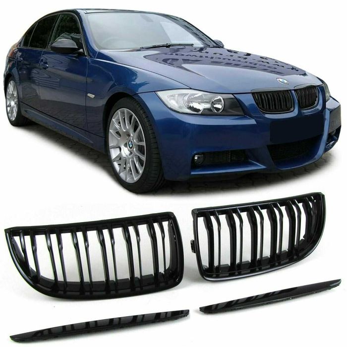 Para-choque frontal PackM BMW Série3 E90/E91 LCI 08a11+faróis nevoeiro