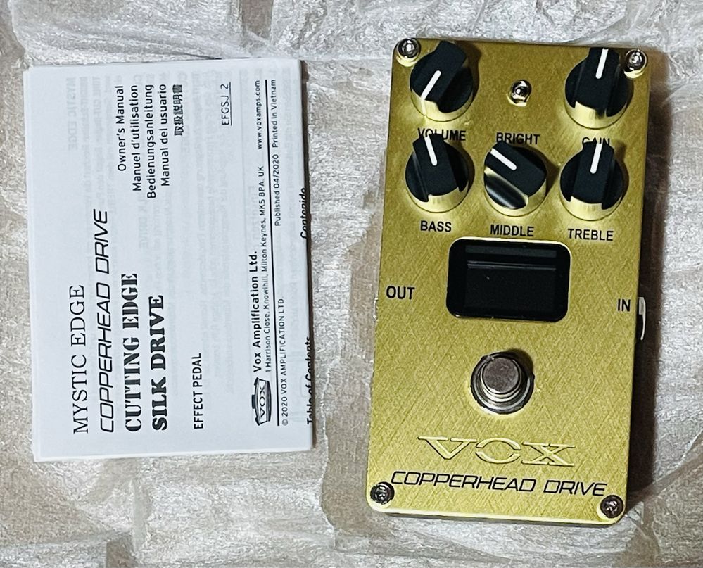 Pedal Vox Copperhead Drive