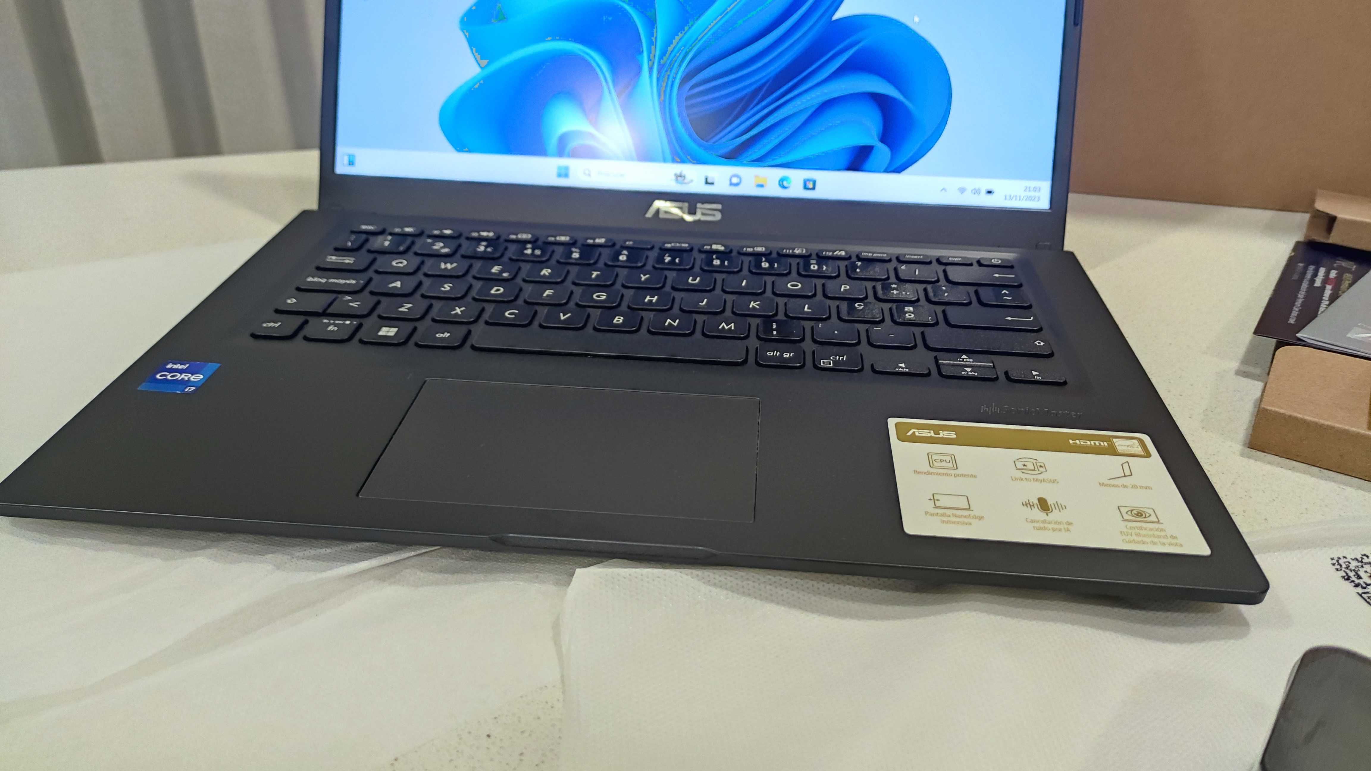 Portátil ASUS F1400, i7, 14 polegadas, 500gb, novo em caixa, garantia