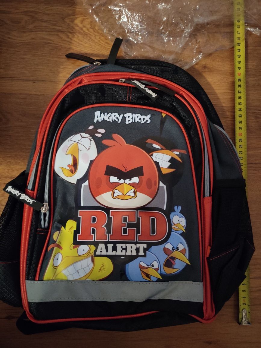 Nowy  duży licencjonowany plecak tornister szkolny Angry Birds