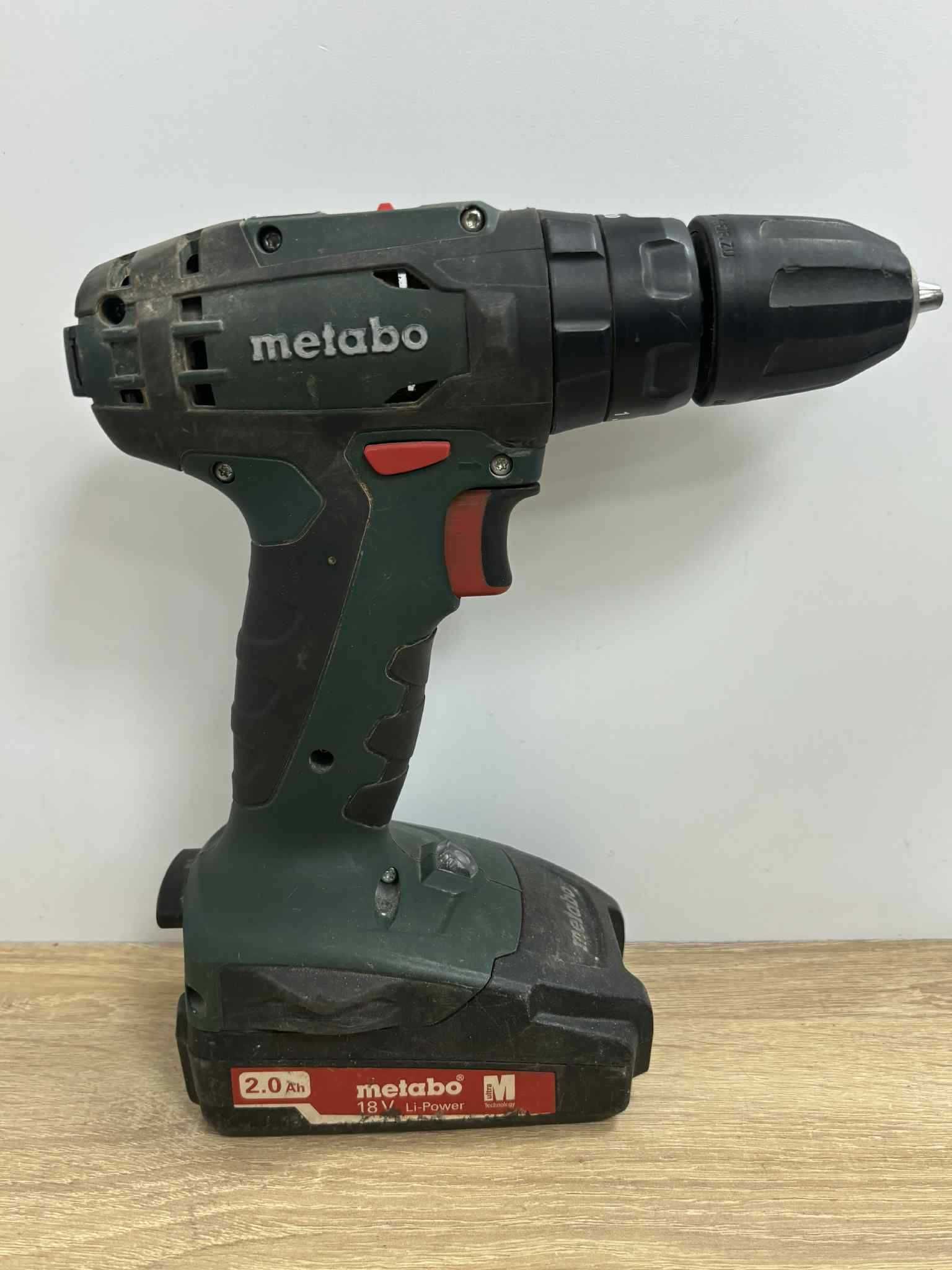 ZESTAW: Wkrętarka Metabo D-72622 + akumulator 18 V Li‑P 2,0 Ah + ład