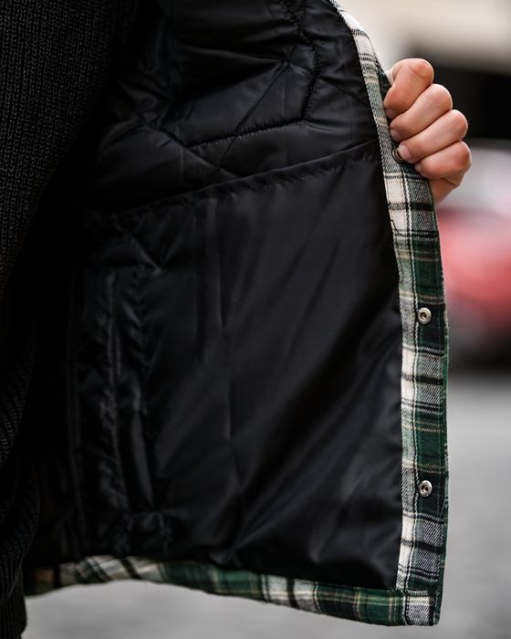 Мужская рубашка - куртка на зиму, утеплена сорочка, куртка