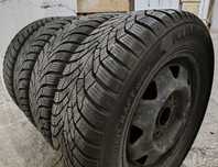 Felgi z Oponami Kumho Wintercraft WP52 09.2024 Audi 80 90 B3 B4 14"
