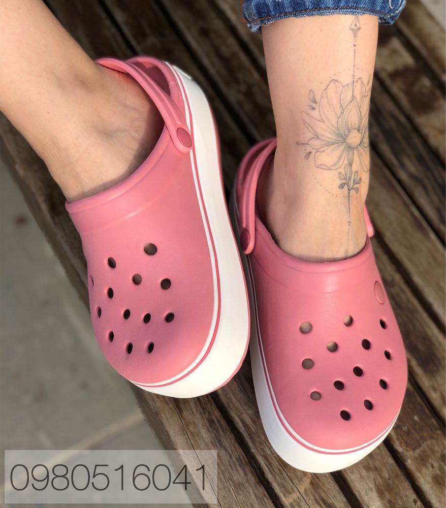 Купить Женские Крокс Crocs Crocband Platform в наличие 35-39 размер