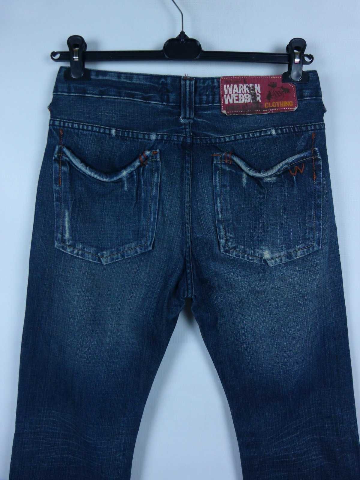 Warren Webber proste spodnie jeans / W30 - S