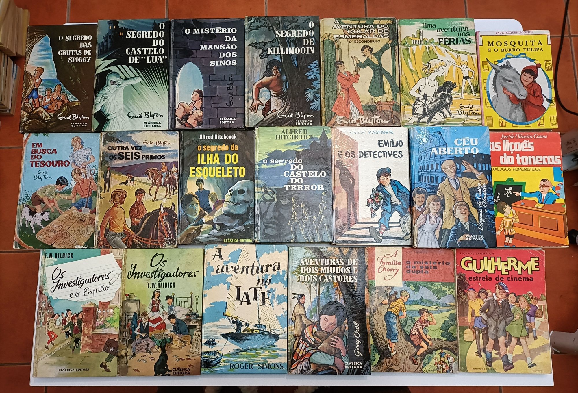 135 Livros Enid Blyton, Os Sete, Uma Aventura, e outros...