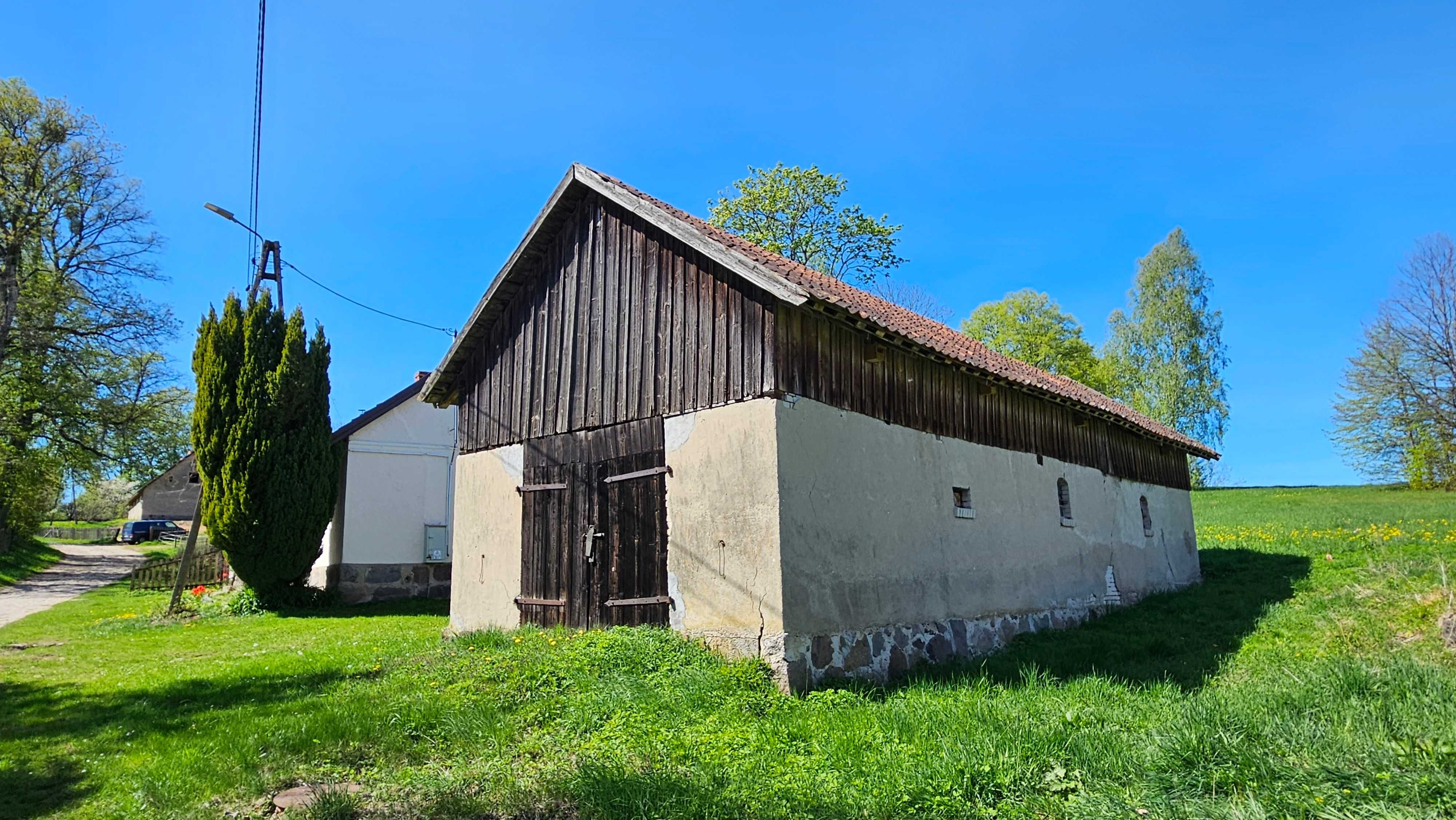 Sprzedam dom z działką i budynkiem gospodarczym, Szarki gmina Lelkowo