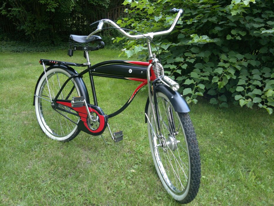 Zabytkowy rower Western Flyer beach cruiser custom