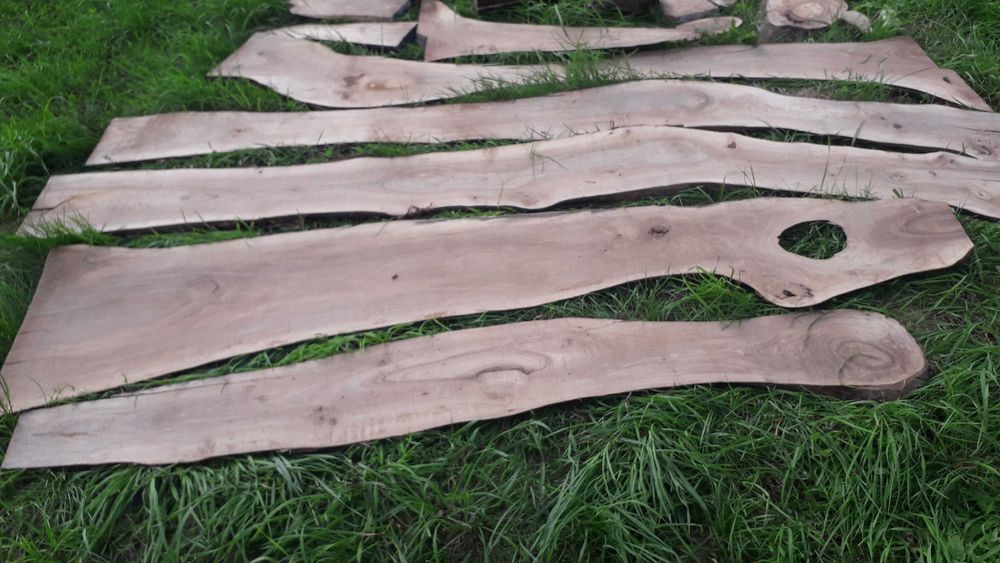 Deska, tarcica, foszt orzech włoski