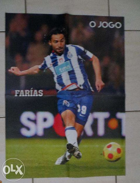 Posters Jogadores FCP, Farías e de Raúl Meireles - medida 43X58