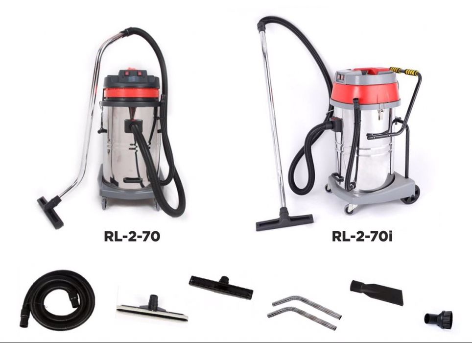 Промышленный пылесос RedLine пылевлагосос 2 Турбины 3000 w 70 литров