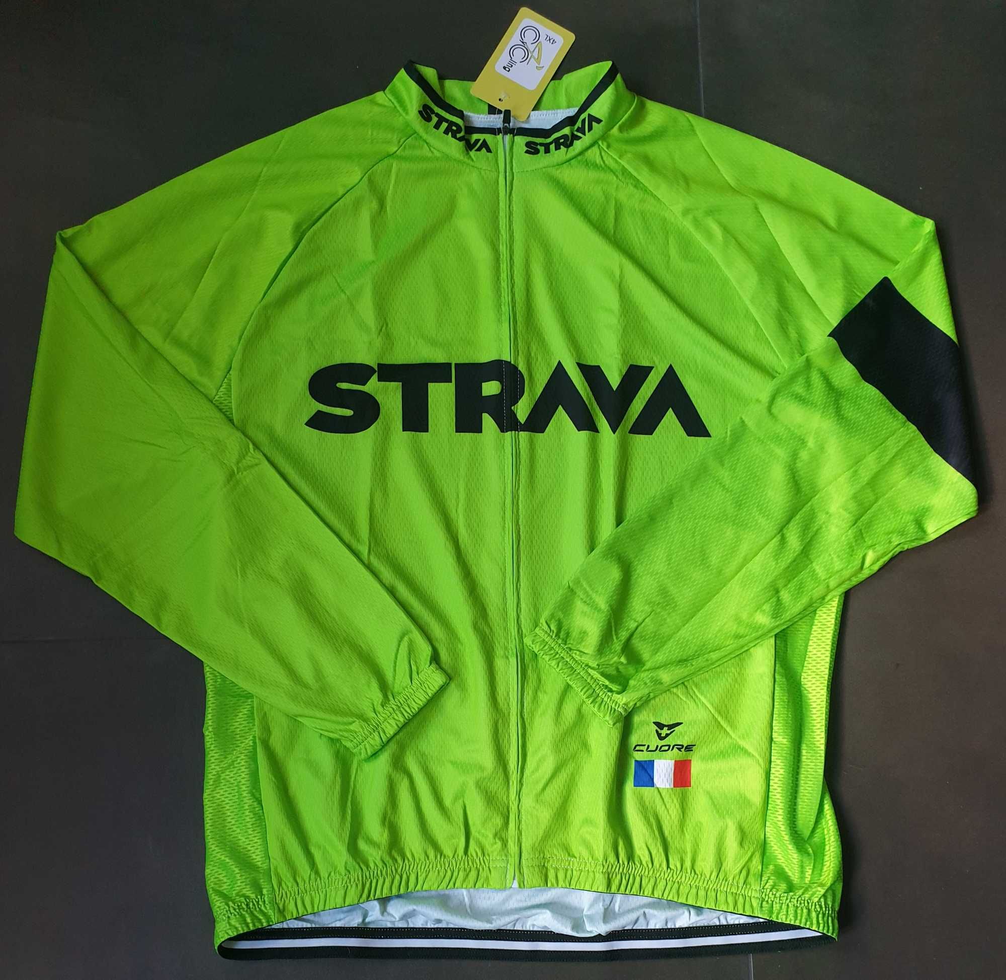 Bluza rowerowa Strava 4XL wiosenno-letnia