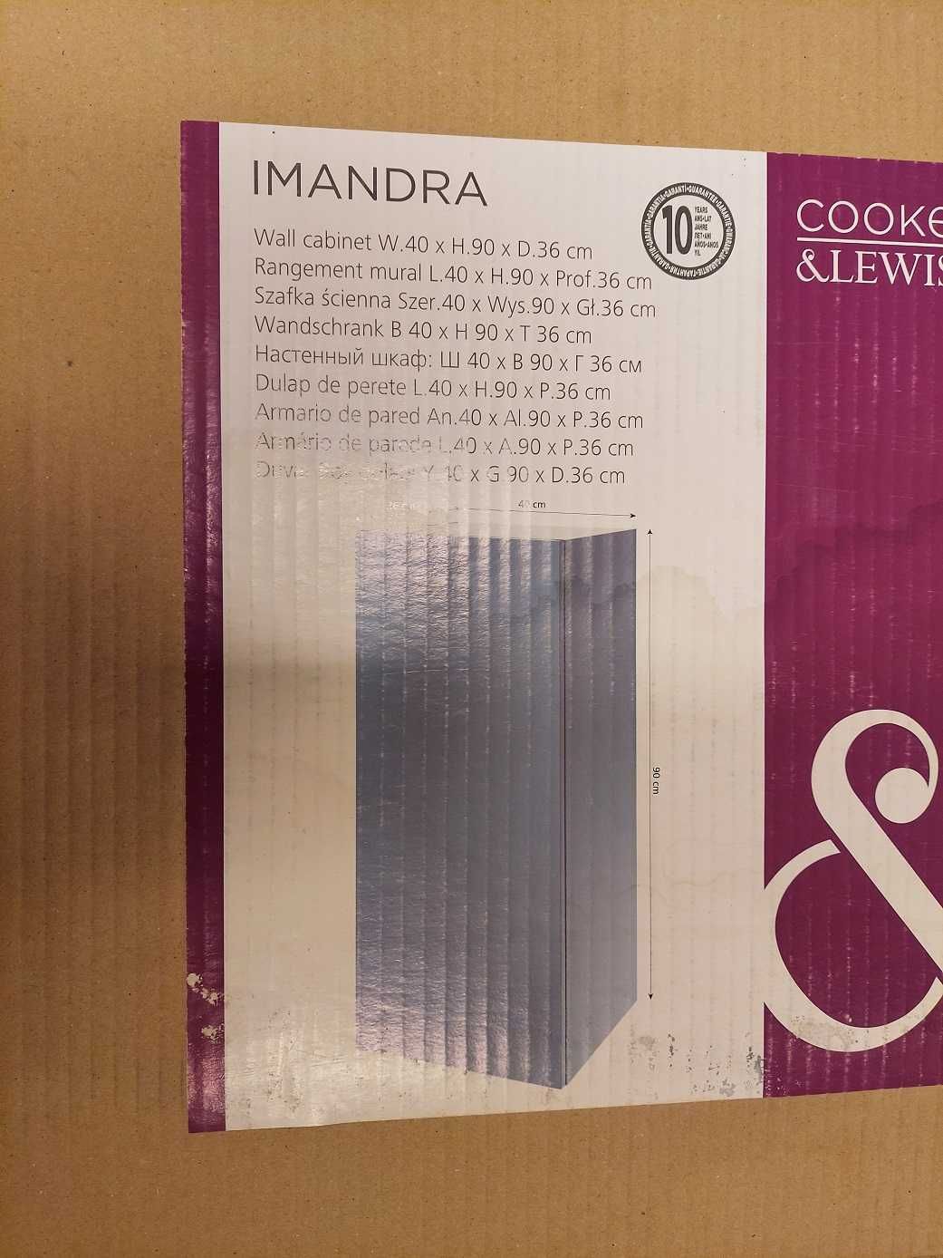 Szafka łazienkowa niebieska imandra  40x90x36 2szt Nowa