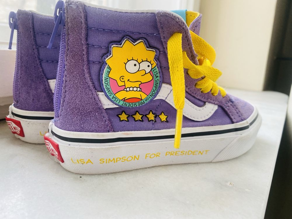 Дитячі Vans  kids limited ,x The Simpsons Lisa For President