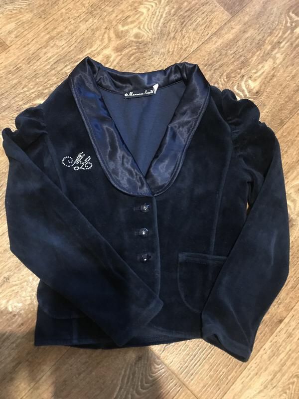 Пиджак школьный темно-синий