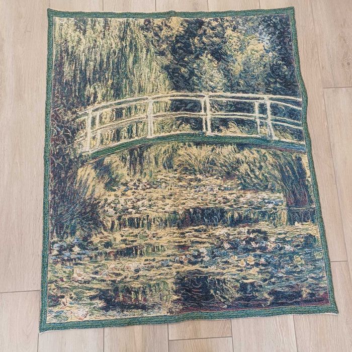 Gobelin/Tkanina dekoracyjna Claude Monet „Le Pont Japonais” 90%Wełna