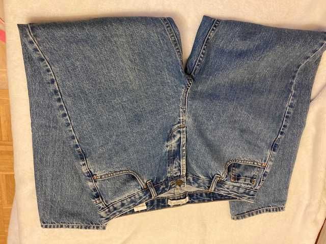 Jeansy niebieskie Pull&Bear, rozm 40, mom fit