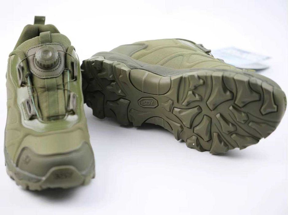 Тактичні літні кросівки на автошнурівці ESDY олива 40-45р