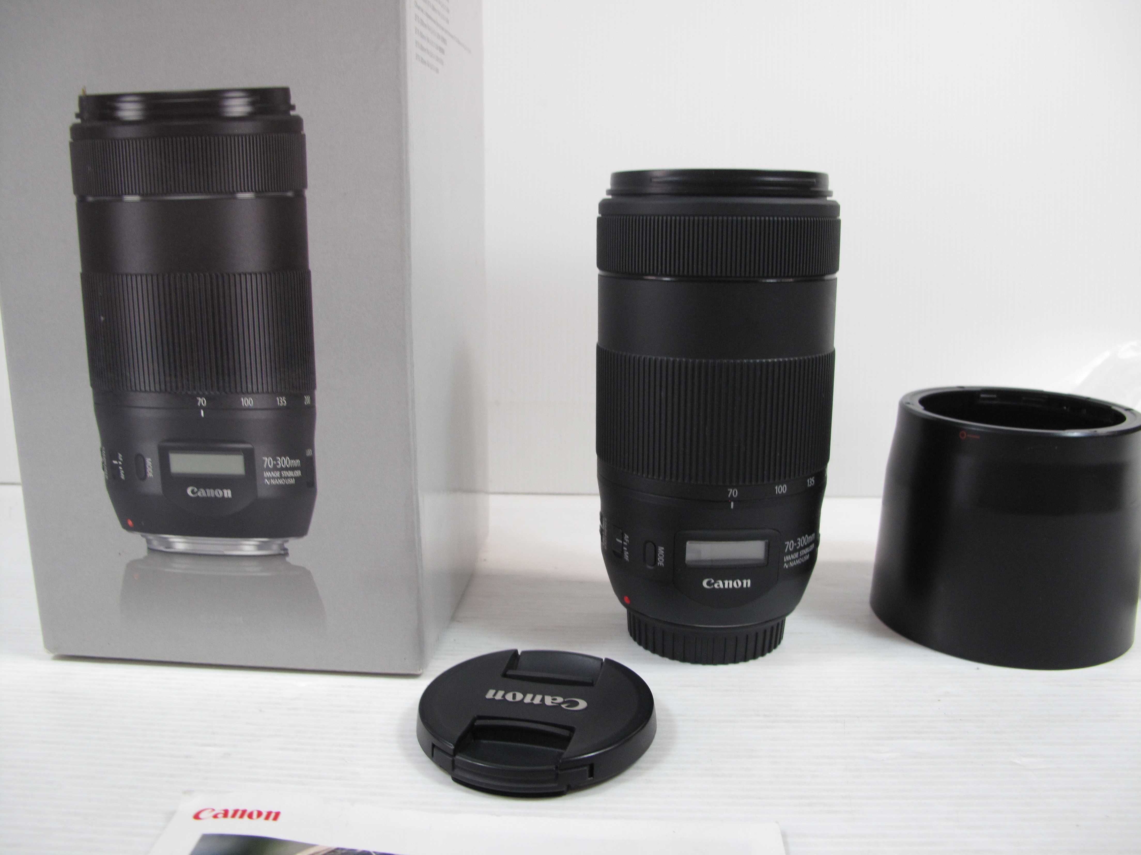 Canon EF 70-300 mm F/4.0-5.6 IS II USM NANO quase sem uso