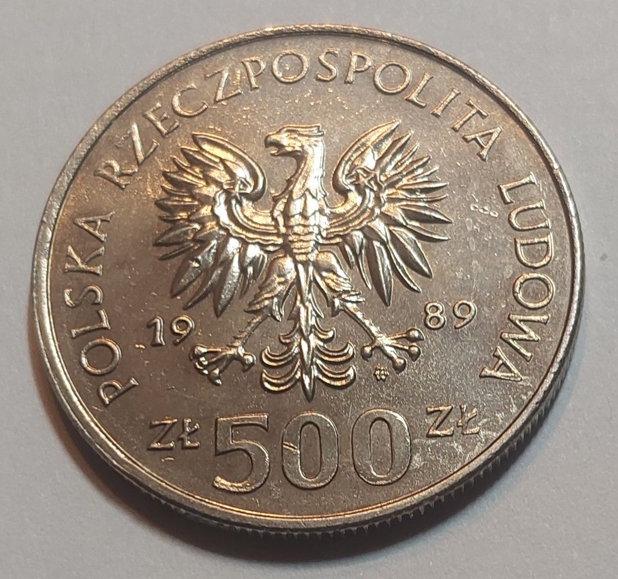 500 złotych 1989 - Wojna Obronna  [#329]