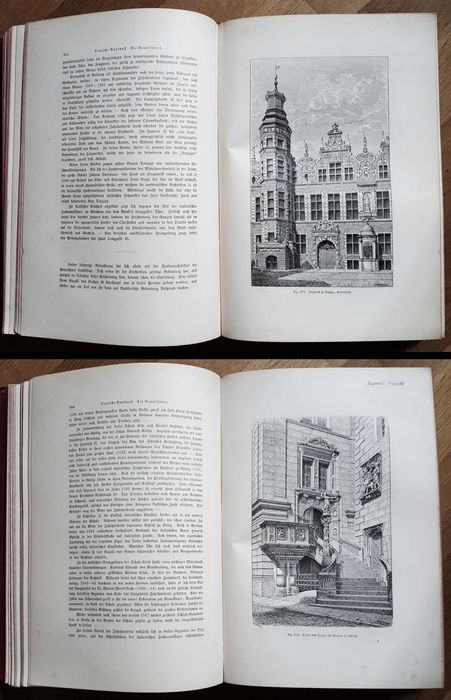 Architektura Budownictwo - Geschichte Deutsche Baukunst :: wyd. 1886