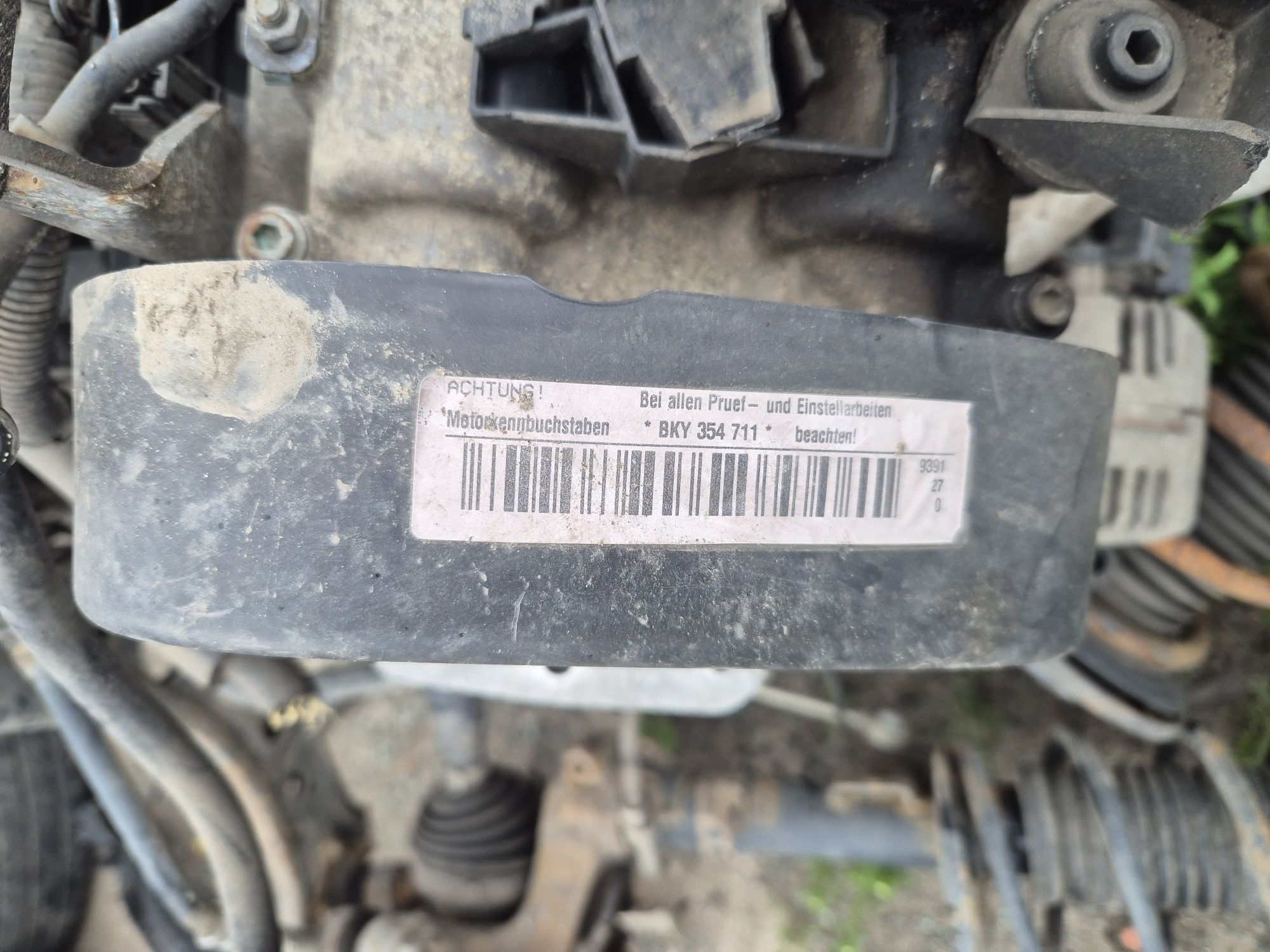 Silnik 1.4 16v BKY vw polo 9n lift