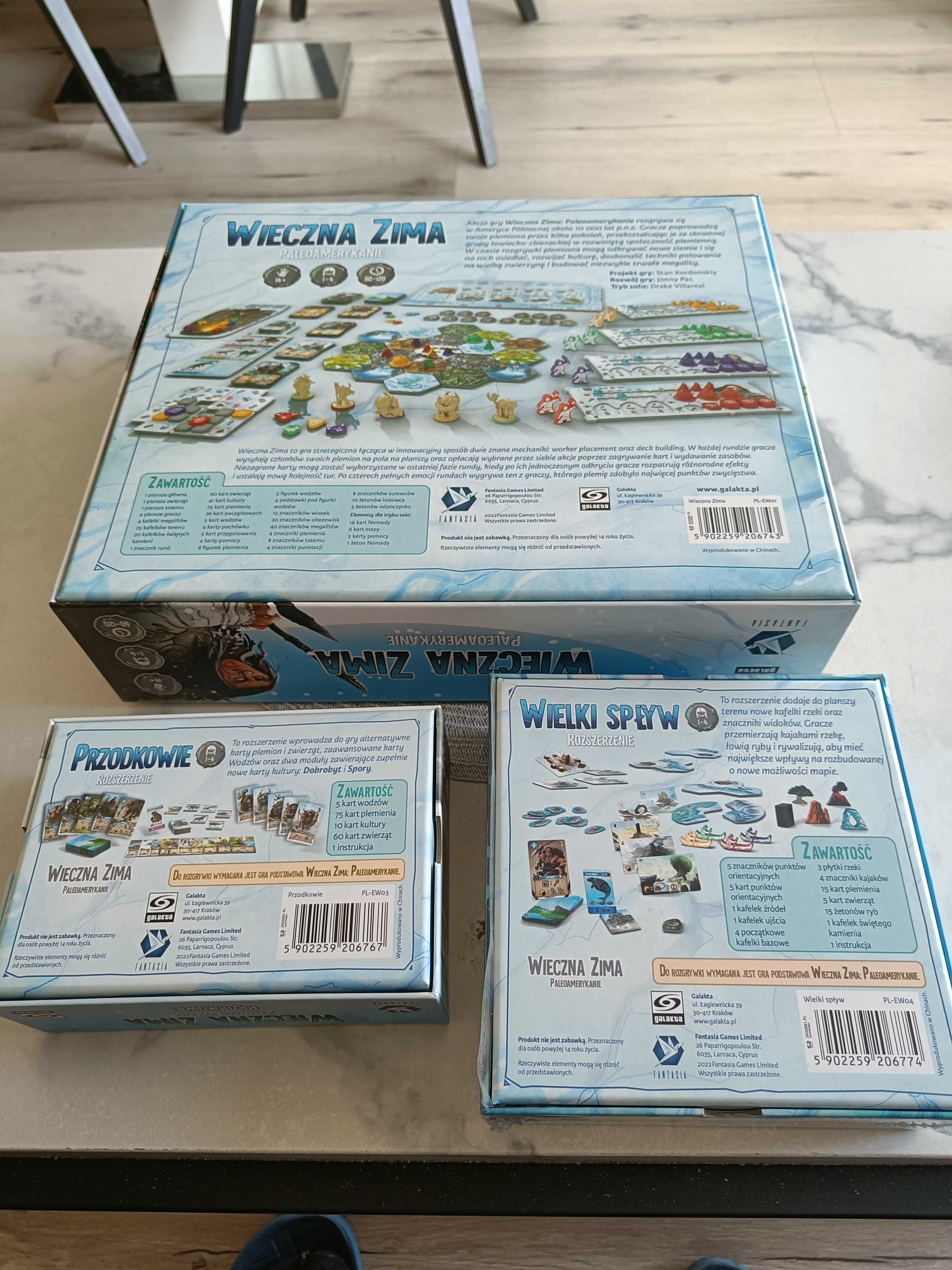 Wieczna zima + 2 dodatki + koszulki +4 minidodatki