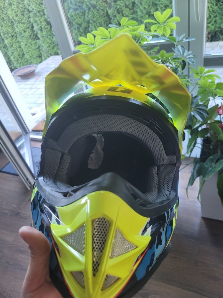 Kask cross, enduro, quad 52-53