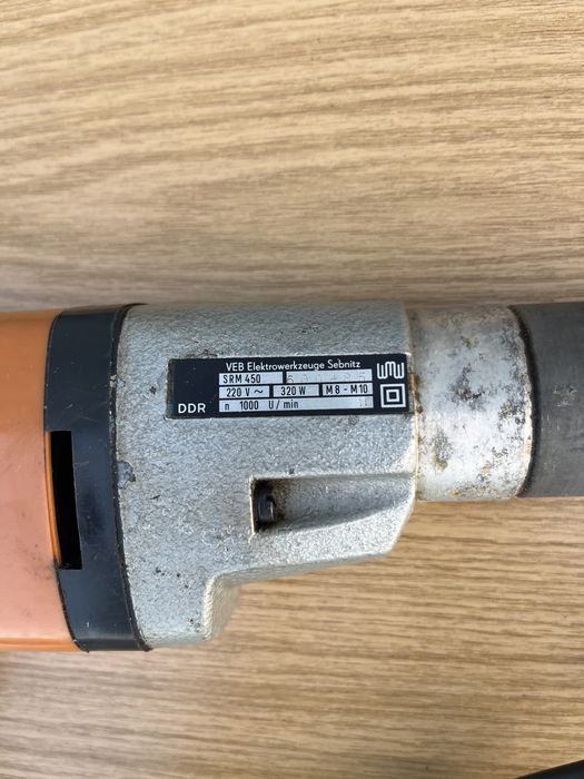 Buława wibrator zagęszczarka do betonu WMW SRM450, Fein.