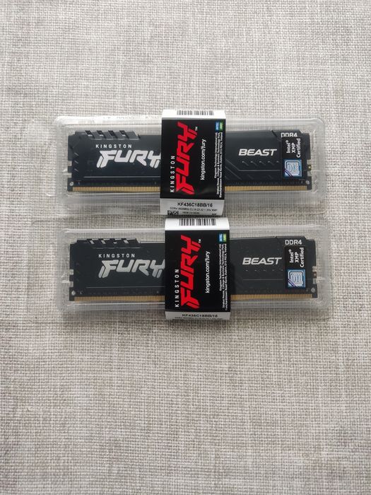 Kingston Fury Beast 32Gb (2х16) 3600mHz DDR4