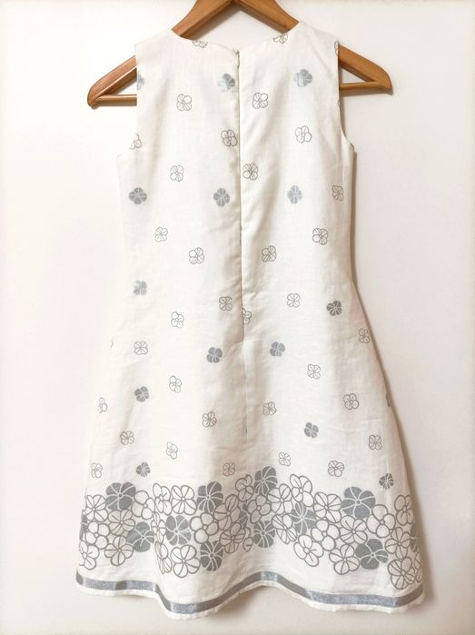 Vestido de Cerimónia em Linho para Menina (Novo - 8 anos)
