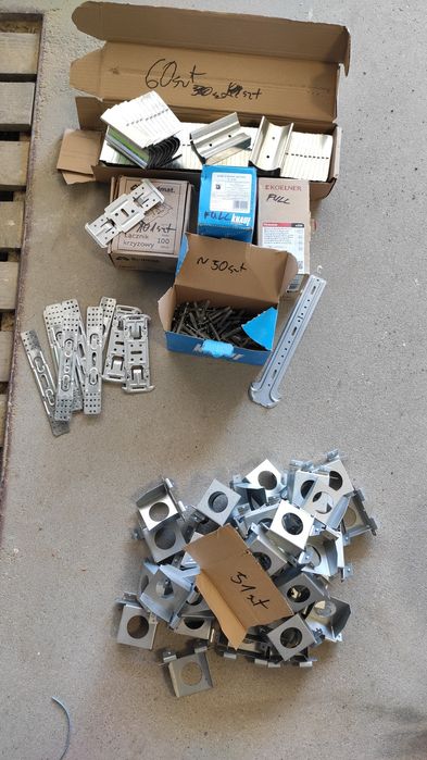 Łączniki do profili CD kołki szybkiego montażu po budowie