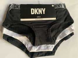 Nowy 3 pak majtek DKNY, 6-8 lat