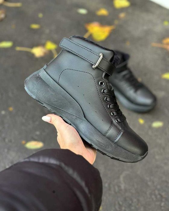 АКЦІЯ! Теплі жіночі черевики на хутрі, різні розміри!