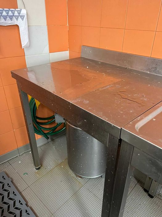 Bancada inox pequena