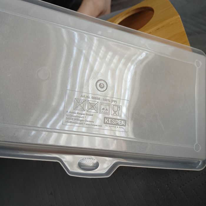 Kesper 58650 Stojak na butelki z tacką ociekową, 32 x 17,5 x 12 cm