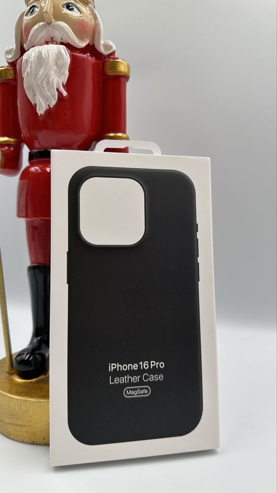 Skórzane Magsafe Etui do Iphone’a 16 Pro Black