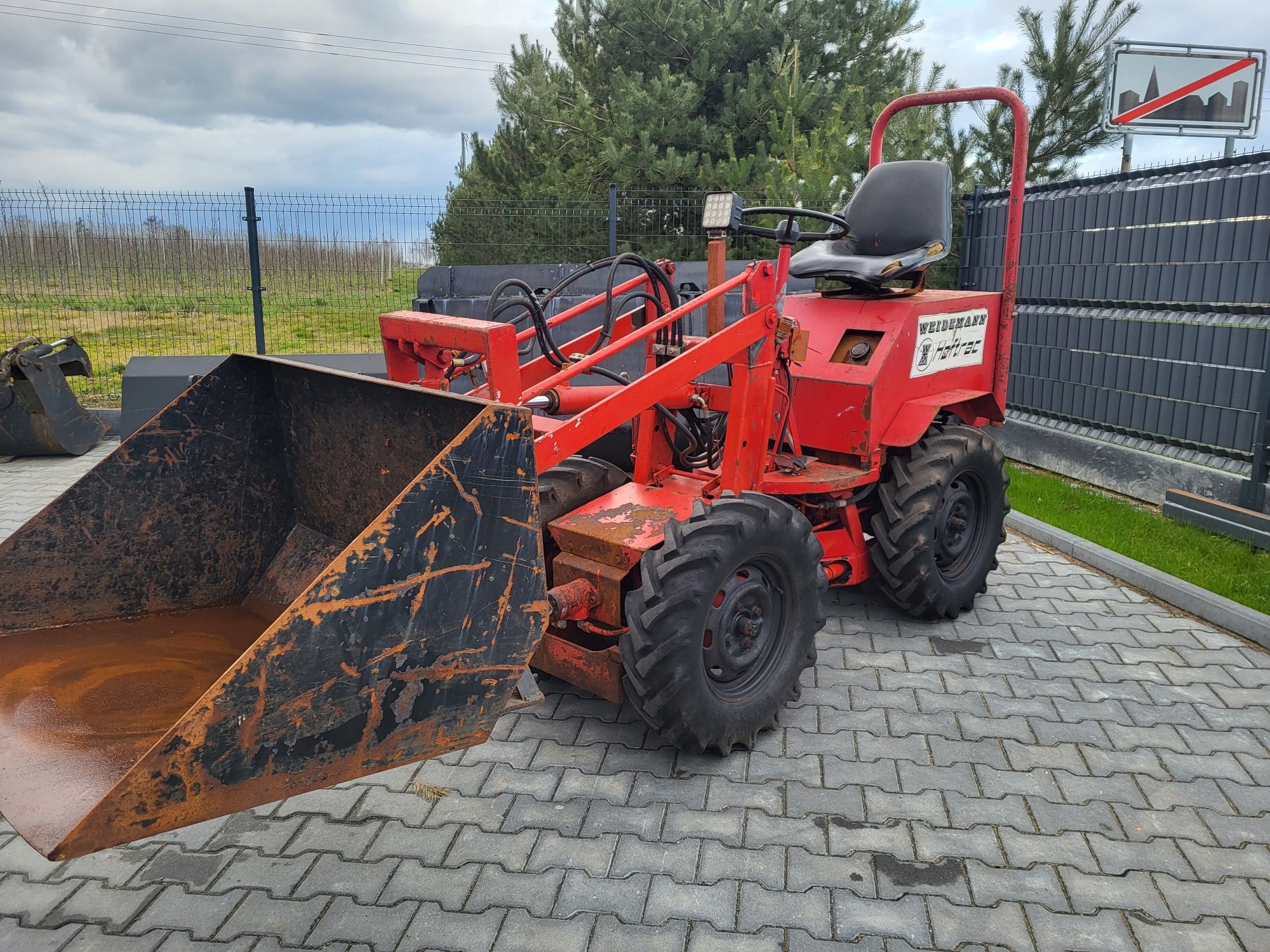 Mini Ładowarka Weidemann dr 110 Łyżka shaffer thaller jcb manitou