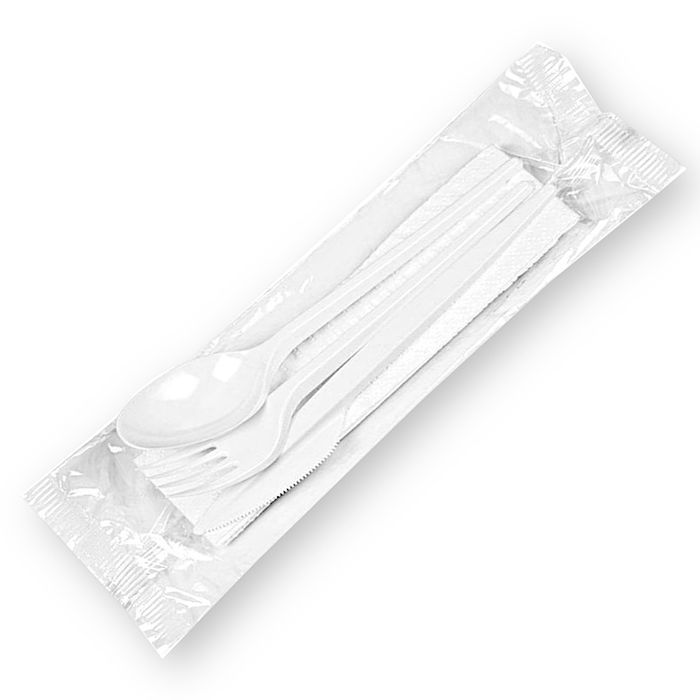 sztućce nóż widelec łyżka serwetka ps 350szt