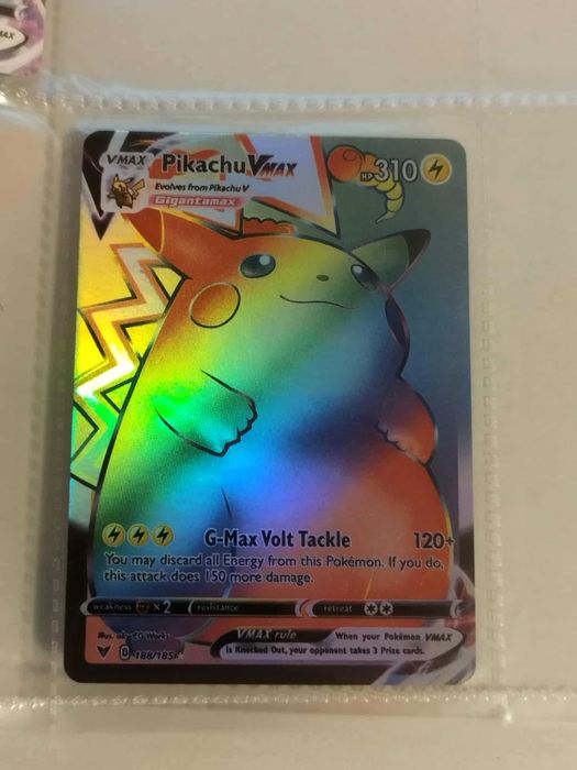 Karta Pokemon Pikachu VMAX #188