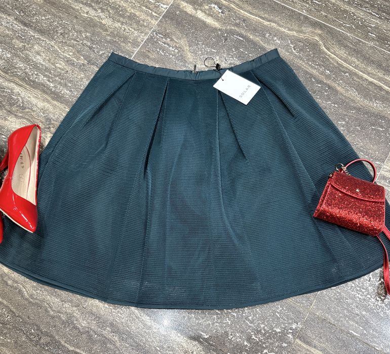 Solar spódnica butelkowa zieleń 40/L