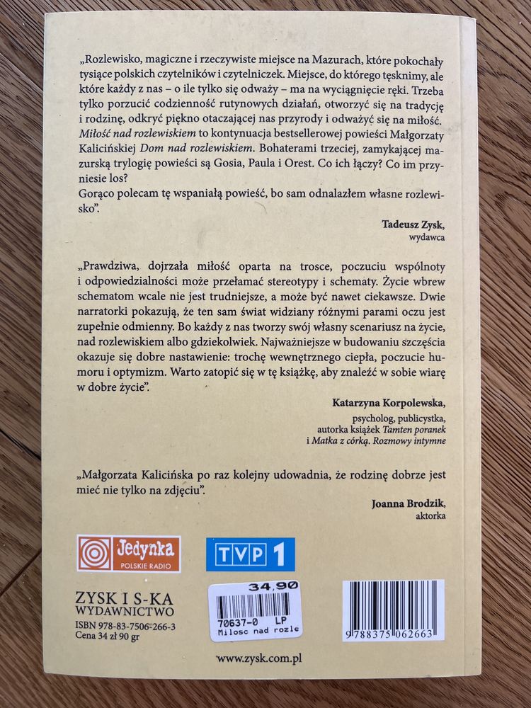 Miłość nad rozlewiskiem Małgorzata Kalicińska
