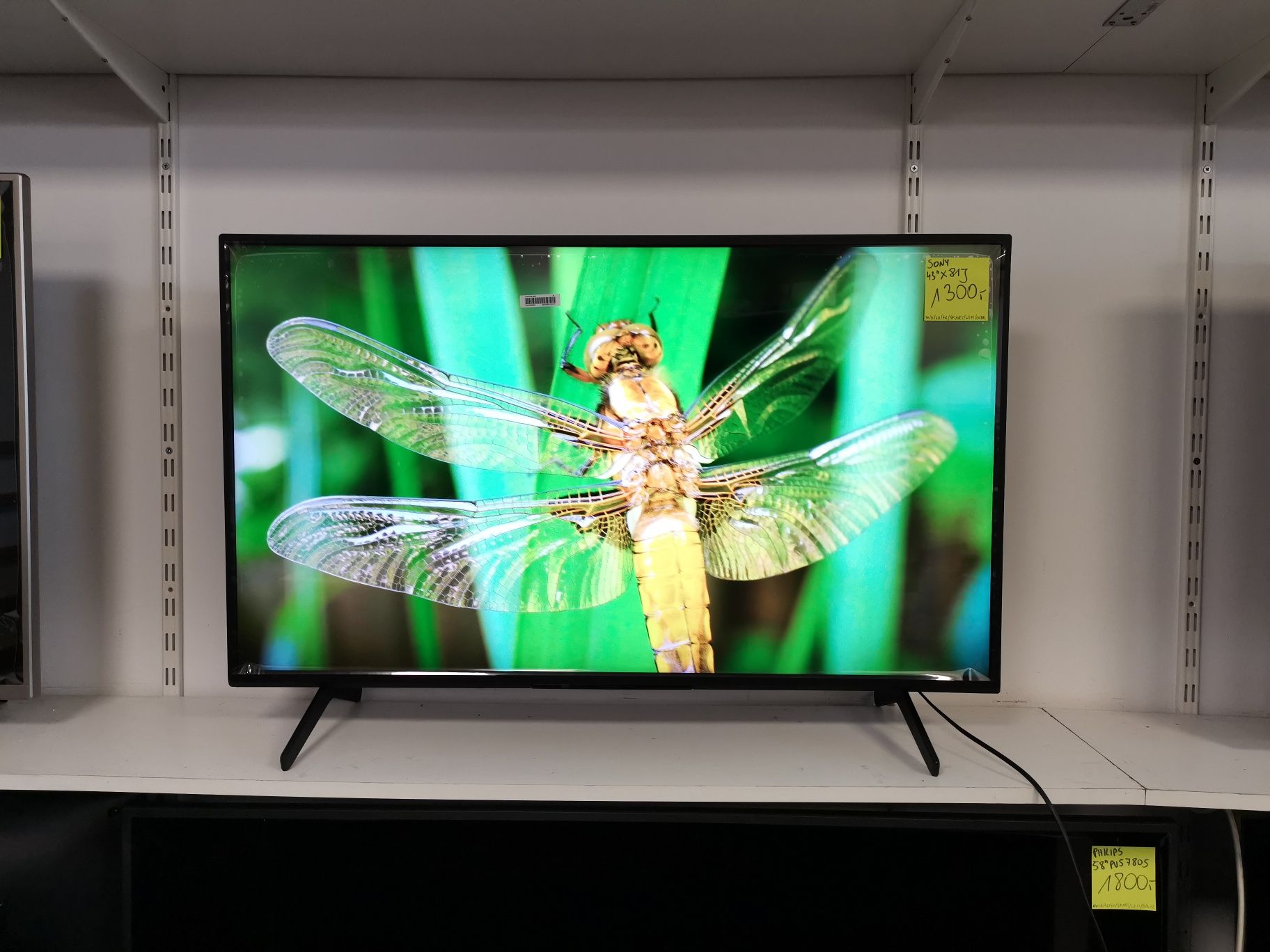 Nowy Sony 43 cale 4K UHD hdr Smart WiFi DVB-T2 43X81J gw12m