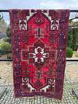 Vintage wełniany dywan perski r. tkany Iran Hamadan 190x104 gal. 3 tyś