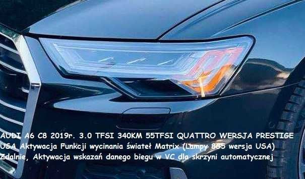 Aktywacja funkcji Matrix, Odblokowanie wycinania Matrix grupa VAG
